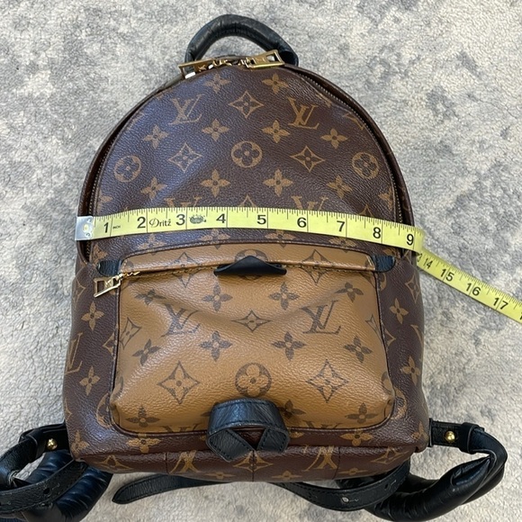 Louis Vuitton Reverse Monogram Palm Springs Backpack PM Brown Logo - Picture 16 of 17